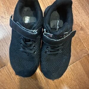 Black Breathable Knit Sneakers for Everyday Use